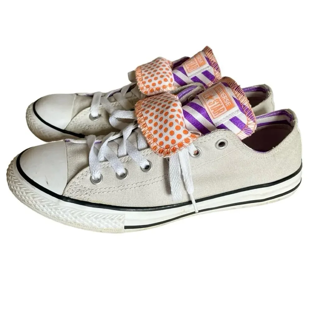 Converse Chuck Taylor Low Double Tongue Gray Size 5